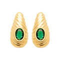Coque de Nacre Puces d'oreilles plaqué or 23068950