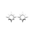 Coque de Nacre Puces d'oreilles argent 73008600