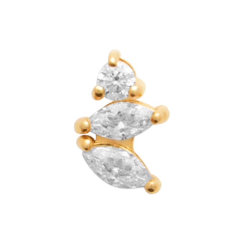 Coque de Nacre Piercing plaqué or 23068510