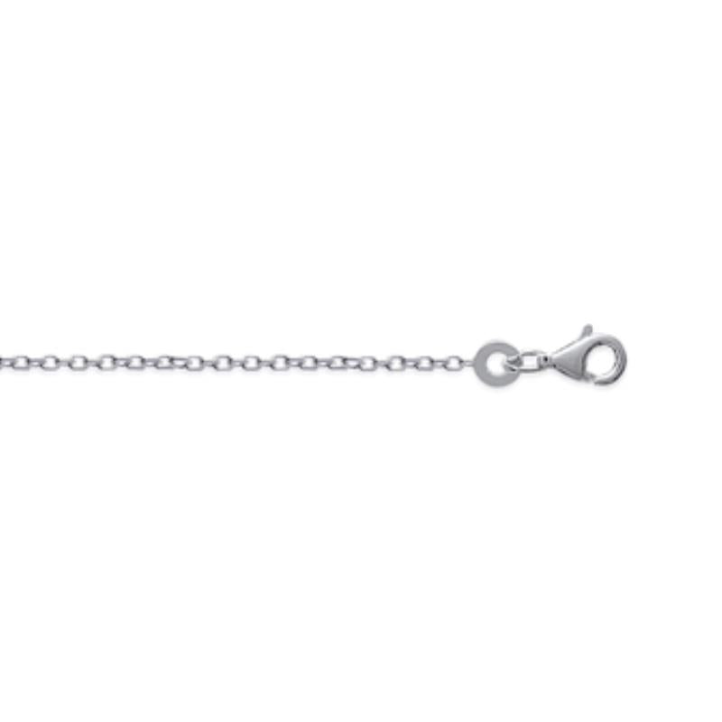 Coque de Nacre Chaîne maille forçat argent 125035