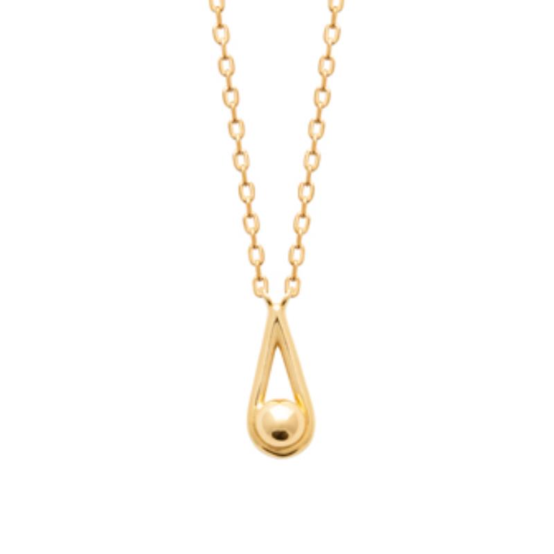 Coque de Nacre Collier plaqué or 922061