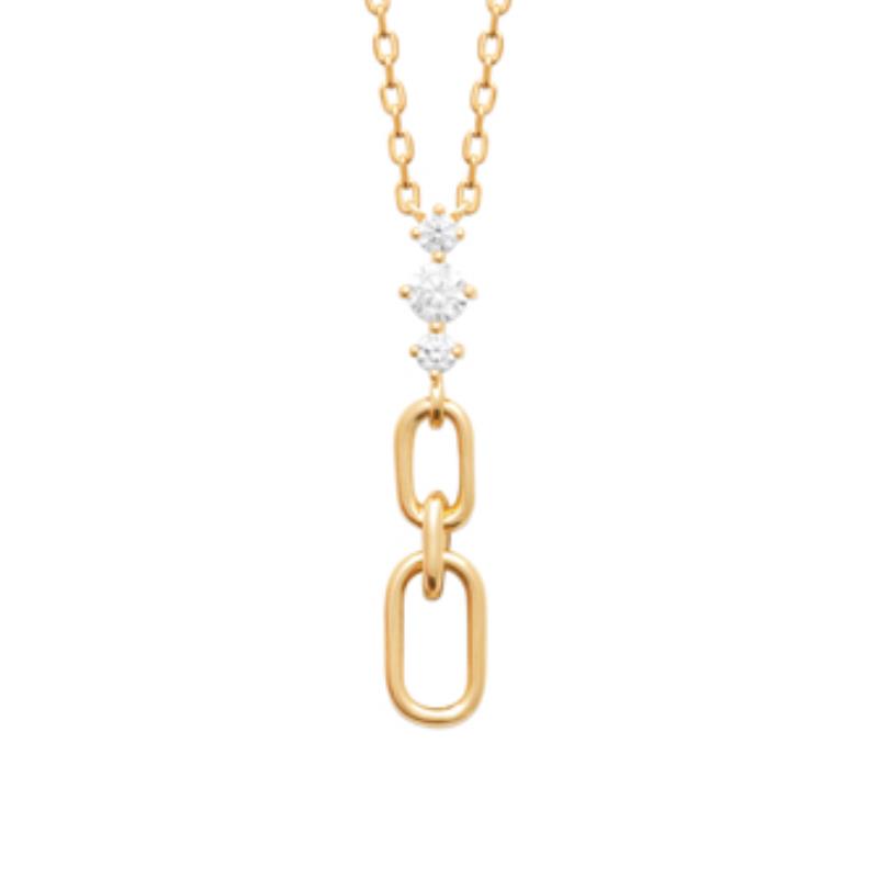 Coque de Nacre Collier plaqué or 974126