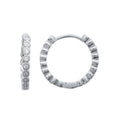 Coque de Nacre Créoles argent 1613310