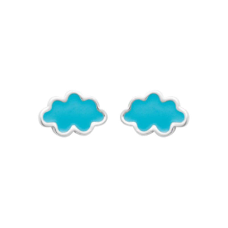 Coque de Nacre Puces d'oreilles argent 73041000