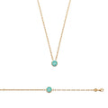 Coque de Nacre Collier plaqué or 973540