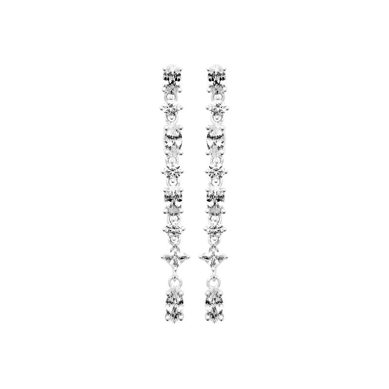 Coque de Nacre Boucles d'oreilles pendantes argent 13088510
