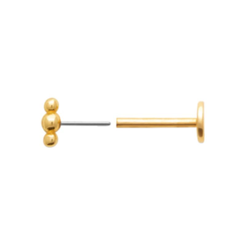 Coque de Nacre Piercing plaqué or 23071200