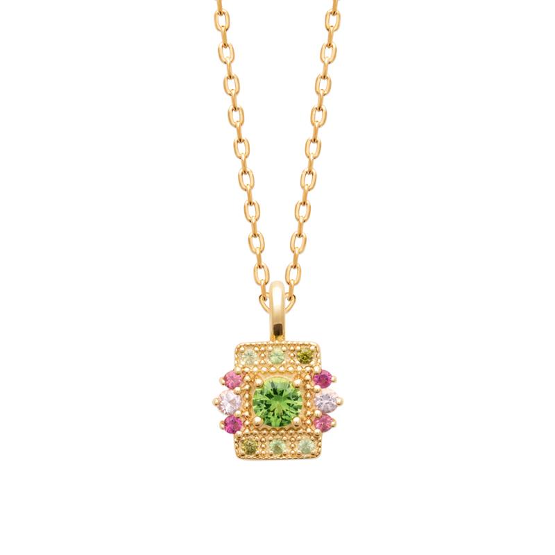 Coque de Nacre Collier plaqué or 974283