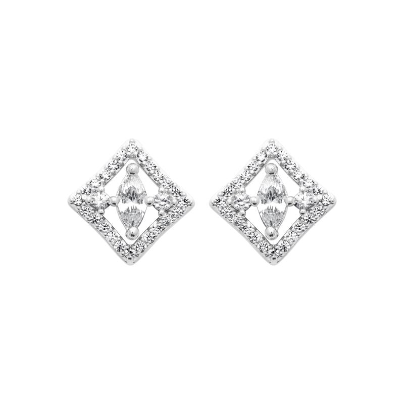 Coque de Nacre Boucles d'oreilles pendantes argent 13090110