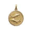 Coque de Nacre Pendentif zodiaque plaqué or 24821102