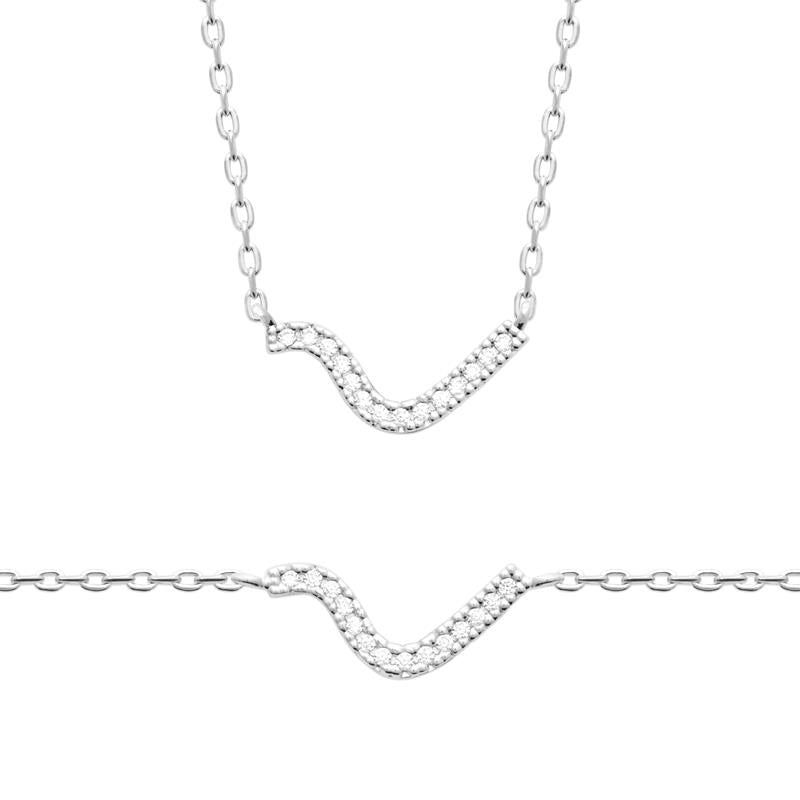 Coque de Nacre Chaîne argent 874357