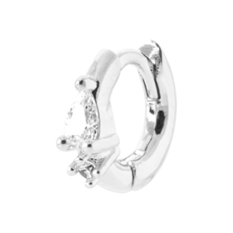 Coque de Nacre Créoles argent 1675810