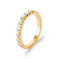 Coque de Nacre Bague plaqué or 20021710