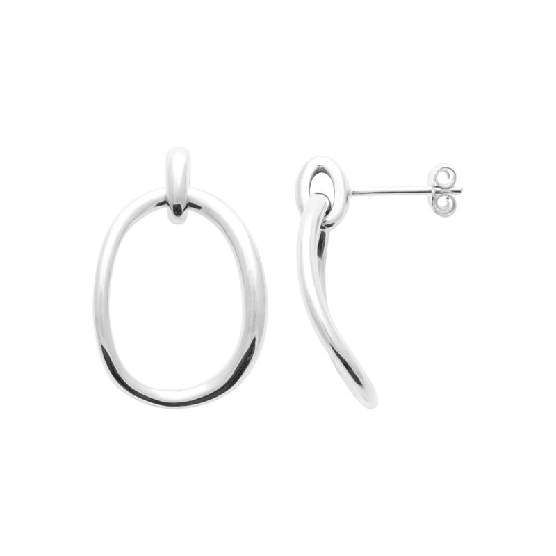 Coque de Nacre Boucles d'oreilles pendantes argent 73051100