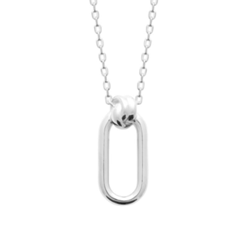 Coque de Nacre Collier argent 722087