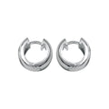 Coque de Nacre Créoles argent 766498