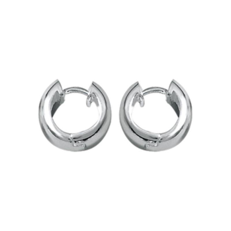 Coque de Nacre Créoles argent 766498