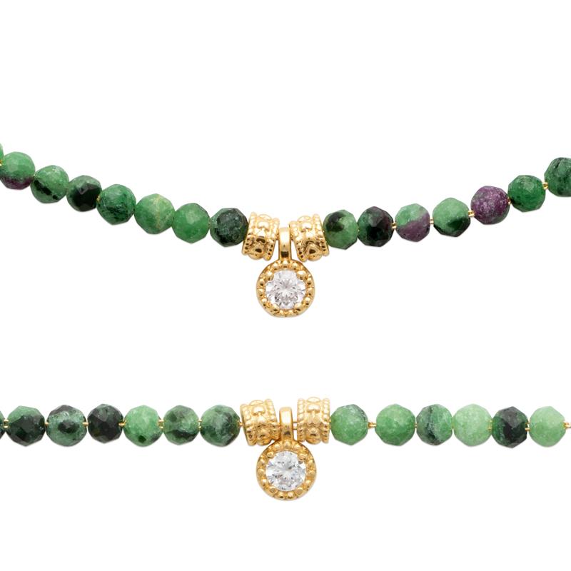 Coque de Nacre Collier plaqué or 973853