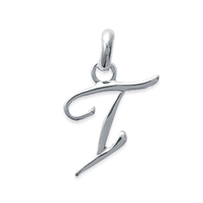Coque de Nacre Pendentif initiale argent 14811559