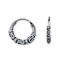 Coque de Nacre Créoles argent 1600212