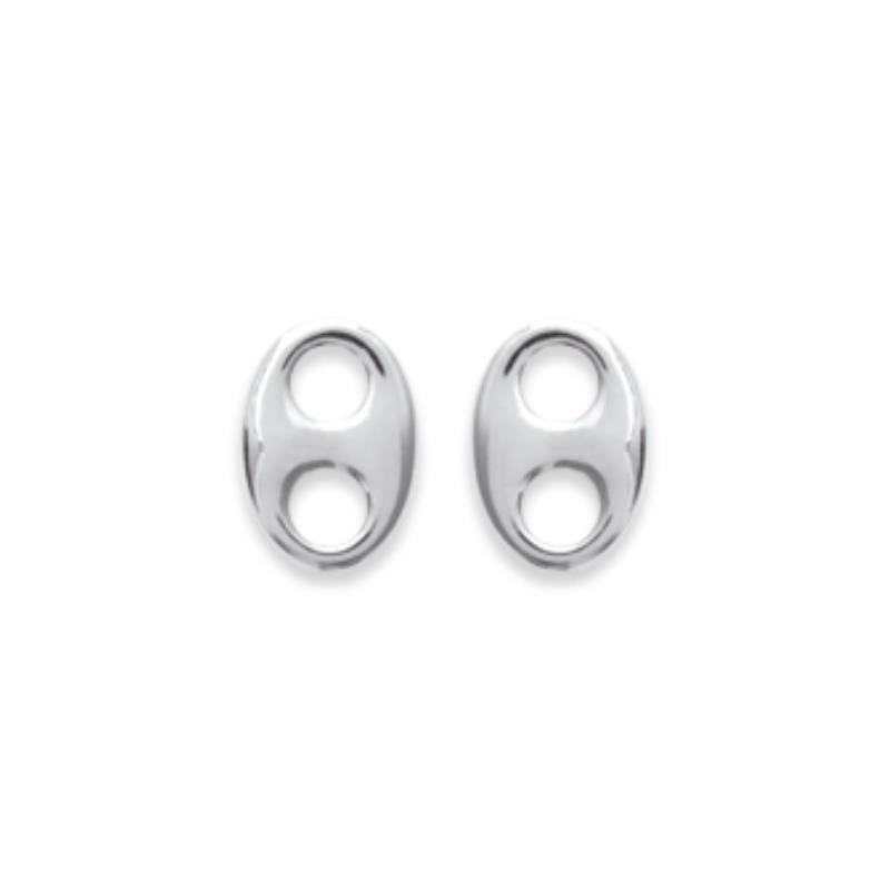 Coque de Nacre Puces d'oreilles argent 7324000