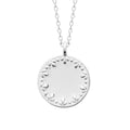 Coque de Nacre Collier argent 722226
