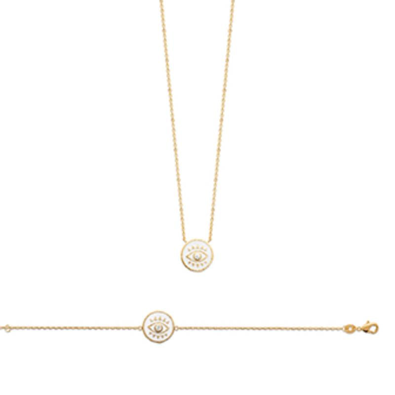 Coque de Nacre Bracelet plaqué or 973169