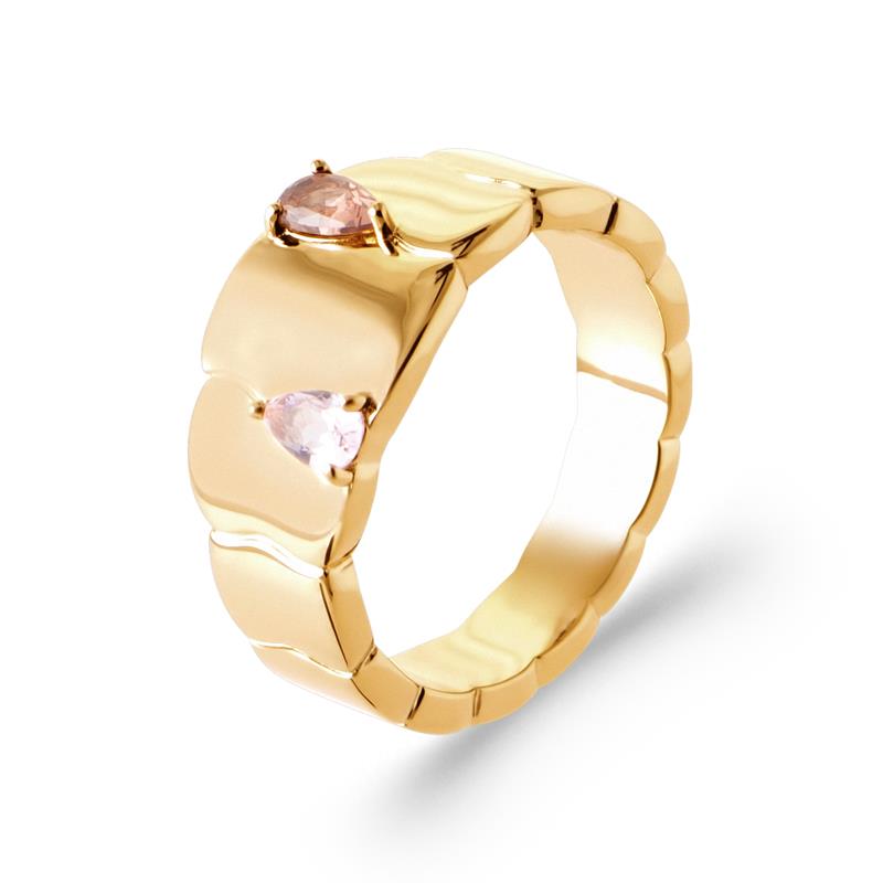 Coque de Nacre Bague plaqué or 20023880