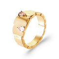 Coque de Nacre Bague plaqué or 20023880