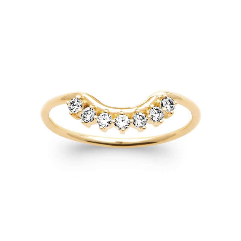Coque de Nacre Bague plaqué or 20023910