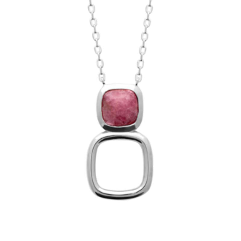 Coque de Nacre Collier argent 873698