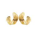 Coque de Nacre Boucles d'oreilles acier doré 3126009
