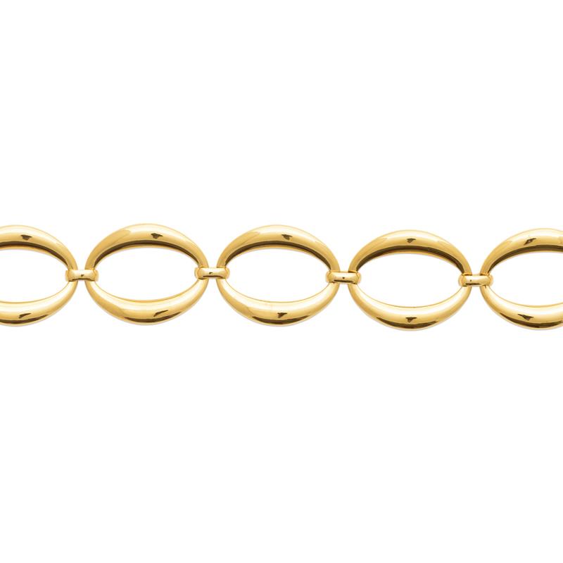 Coque de Nacre Bracelet acier doré 312330