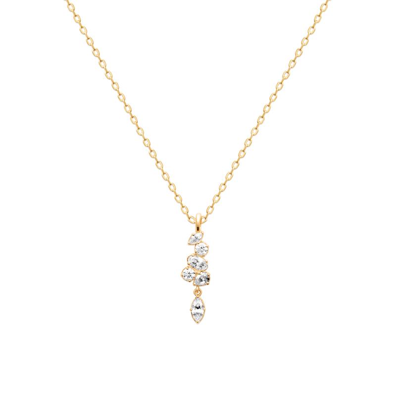 Coque de Nacre Pendentif plaqué or 2790110