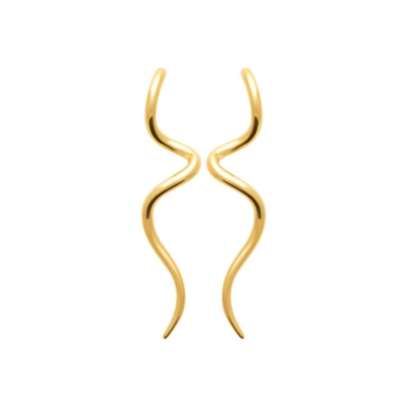 Coque de Nacre Boucles d'oreilles acier doré 3115909