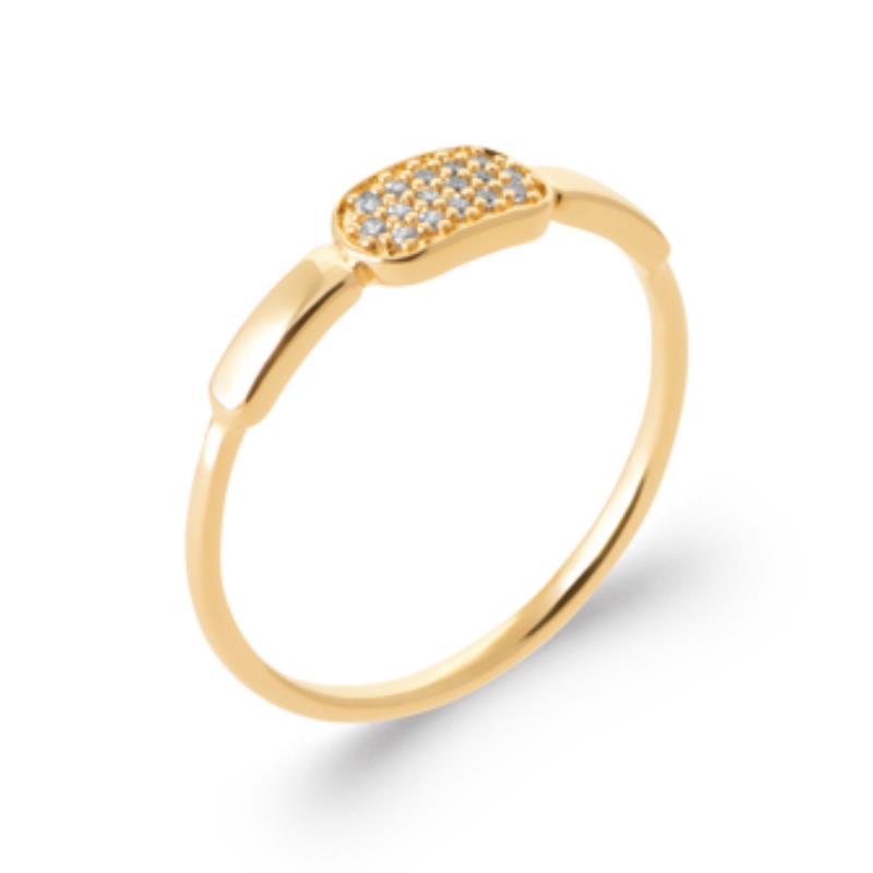 Coque de Nacre Bague plaqué or 2995610