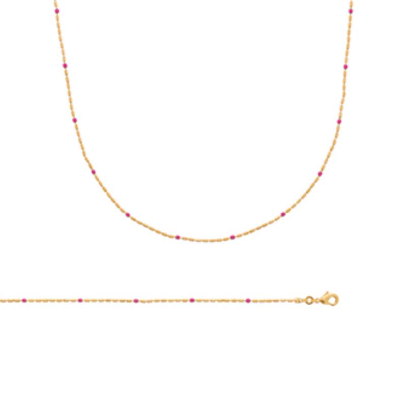Coque de Nacre Collier plaqué or 290944