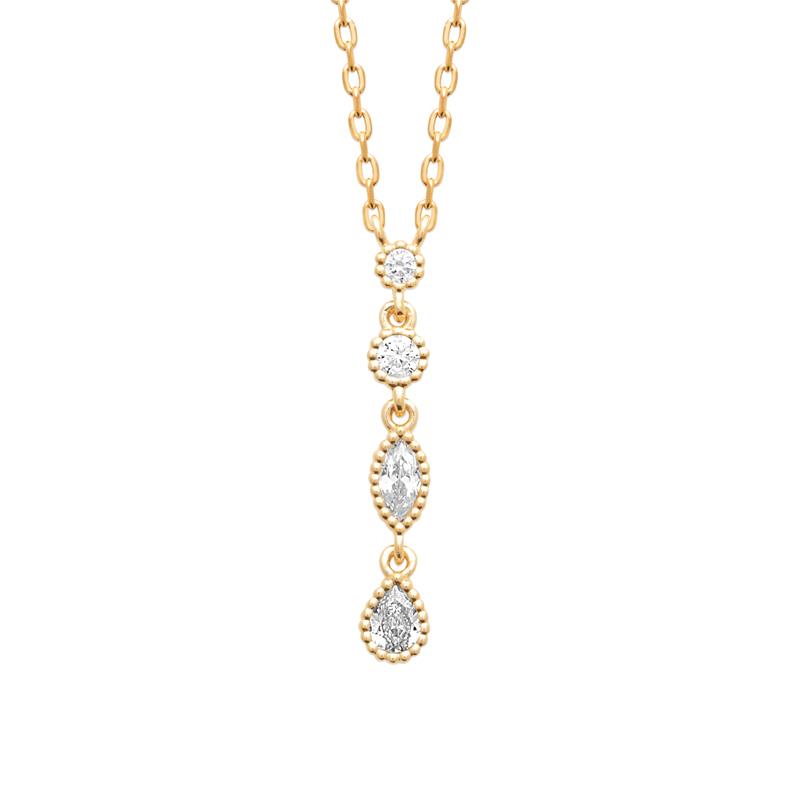 Coque de Nacre Collier plaqué or 974296