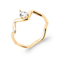 Coque de Nacre Bague plaqué or 20012010