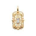 Coque de Nacre Pendentif plaqué or 2787110