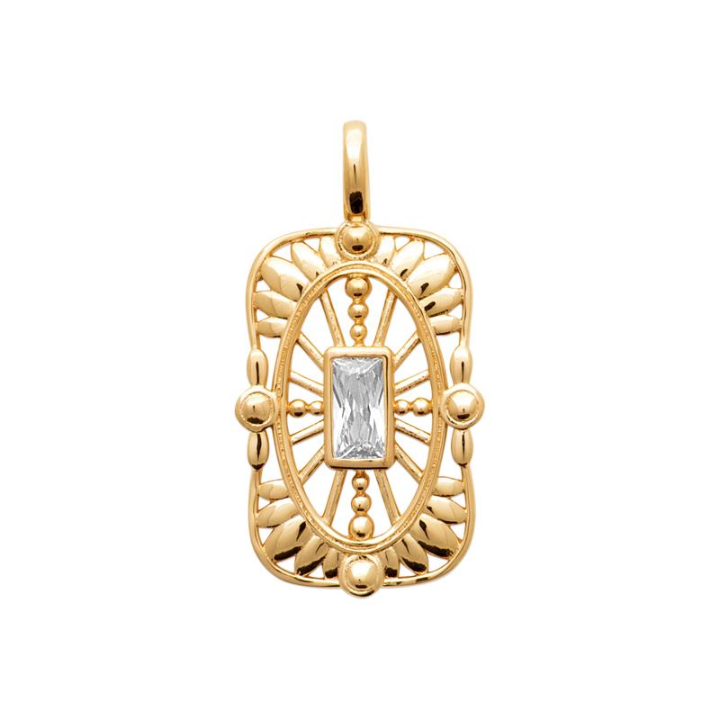 Coque de Nacre Pendentif plaqué or 2787110