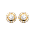 Coque de Nacre Boucles d'oreilles plaqué or 2574310