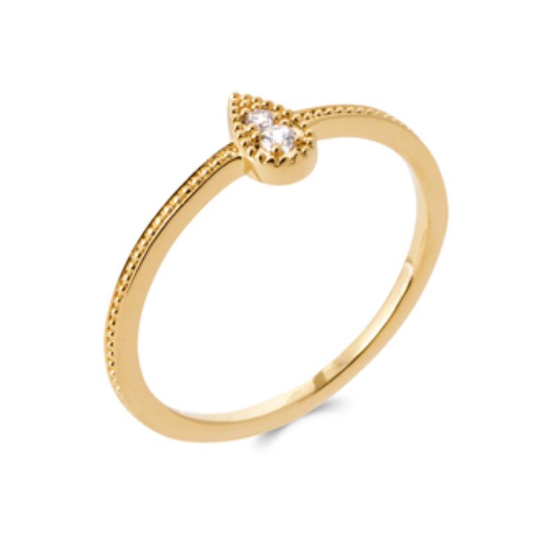Coque de Nacre Bague plaqué or 2921010