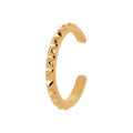 Coque de Nacre Bague d'oreille plaqué or 2591200