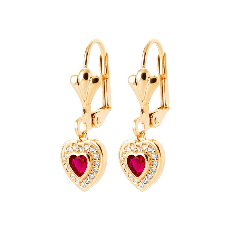 Coque de Nacre Boucles d'oreilles plaqué or 23081820