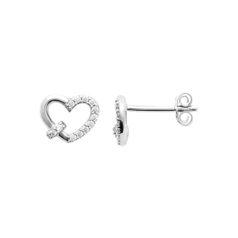 Coque de Nacre Puces d'oreilles argent 13046510