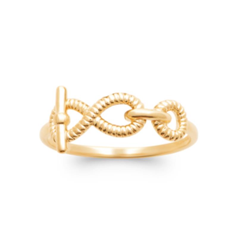 Coque de Nacre Bague plaqué or 2984300