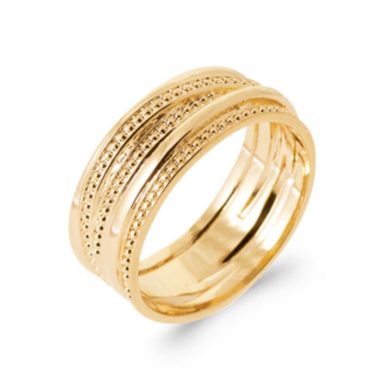 Coque de Nacre Bague plaqué or 2936600