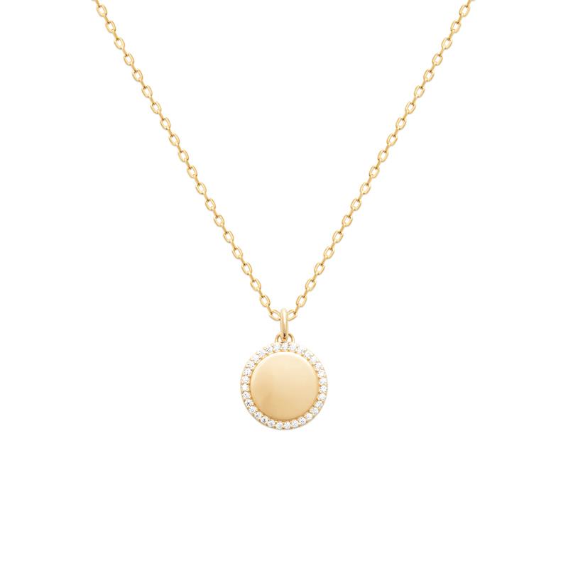 Coque de Nacre Médaille plaqué or 2785510