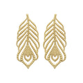 Coque de Nacre Puces d'oreilles plaqué or 2579000